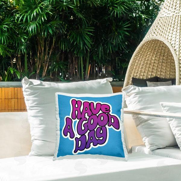 Stupell Industries Katrina Craven | Groovy Good Day Printed Throw Pillow