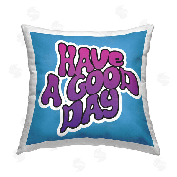stupell industries Katrina Craven | Groovy Good Day Printed Throw Pillow
