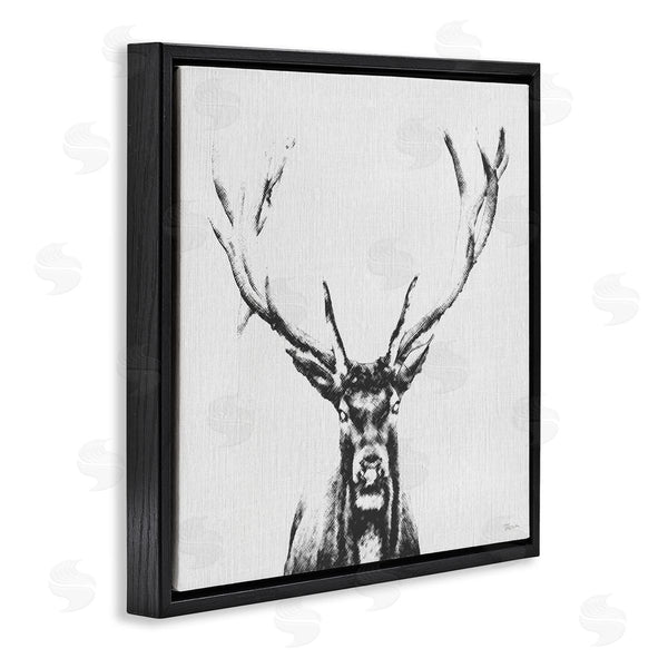 Stupell Industries Katrina Craven | Stag Sketch In Grey Wall Art