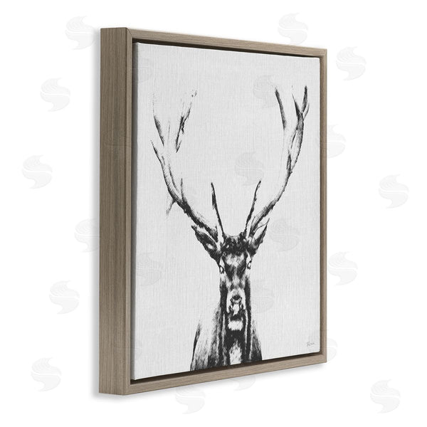 Stupell Industries Katrina Craven | Stag Sketch In Grey Wall Art