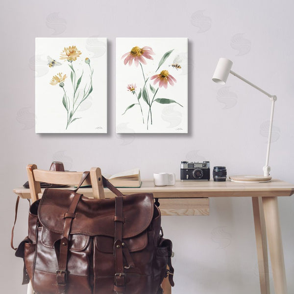 Stupell Industries Katrina Pete | Flower Stem Bees Wall Art