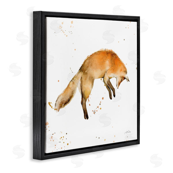 Stupell Industries Katrina Pete | Jumping Fox Modern Wildlife Wall Art