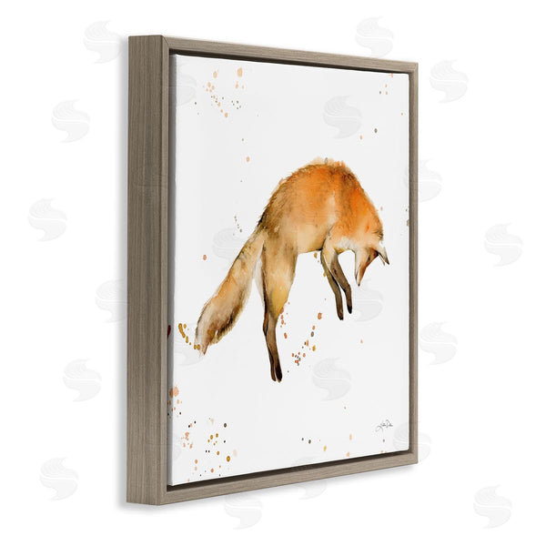 Stupell Industries Katrina Pete | Jumping Fox Modern Wildlife Wall Art