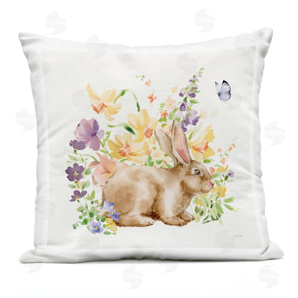 Stupell Industries Katrina Pete | Spring Celebration Bunny Printed Throw Pillow