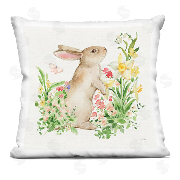 stupell industries Katrina Pete | Spring Celebration Rabbit Printed Throw Pillow