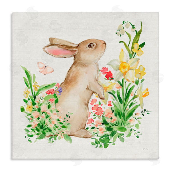 stupell industries Katrina Pete | Spring Celebration Rabbit