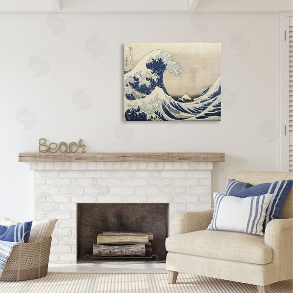 Stupell Industries Katsushika Hokusai | Classic Tsunami Wave Wall Art