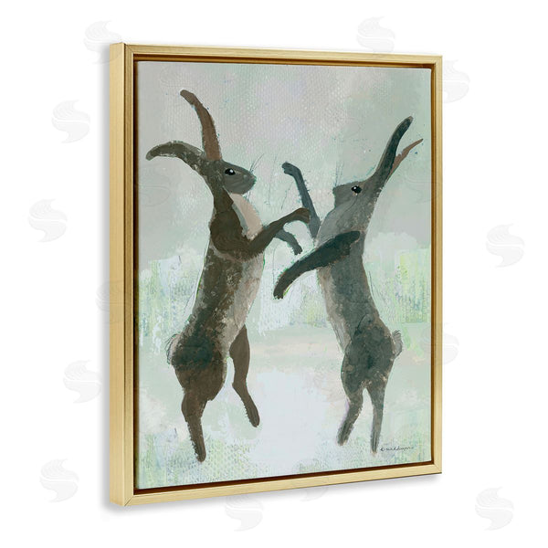 Stupell Industries Kay Widdowson | Boxing Hares Impression