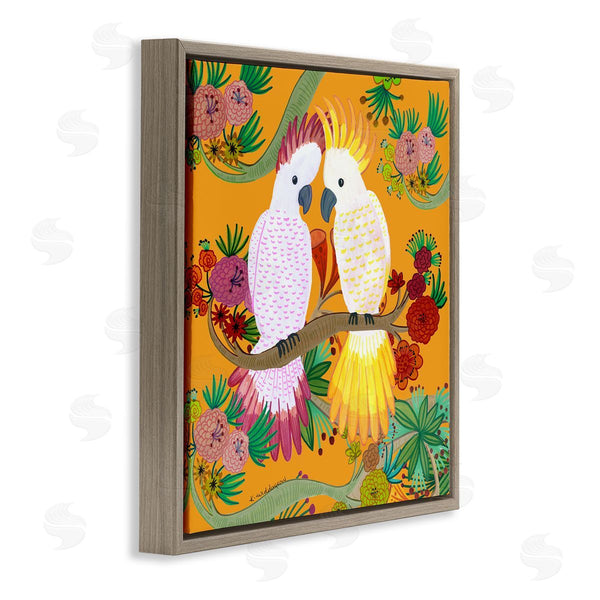 Stupell Industries Kay Widdowson | Bright Cockatoos & Foliage