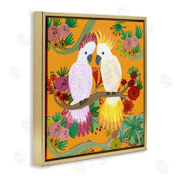 Stupell Industries Kay Widdowson | Bright Cockatoos & Foliage