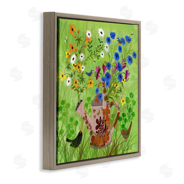 Stupell Industries Kay Widdowson | Bright Gardening Can & Birds