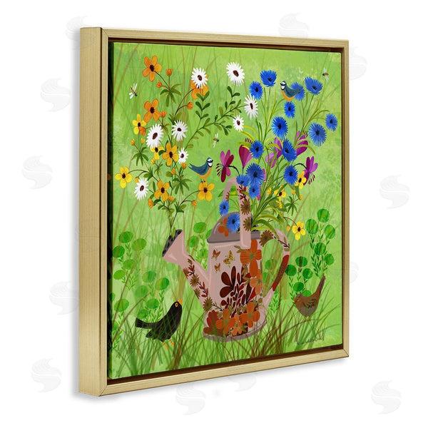 Stupell Industries Kay Widdowson | Bright Gardening Can & Birds