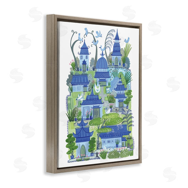 Stupell Industries Kay Widdowson | Charming Village Buildings