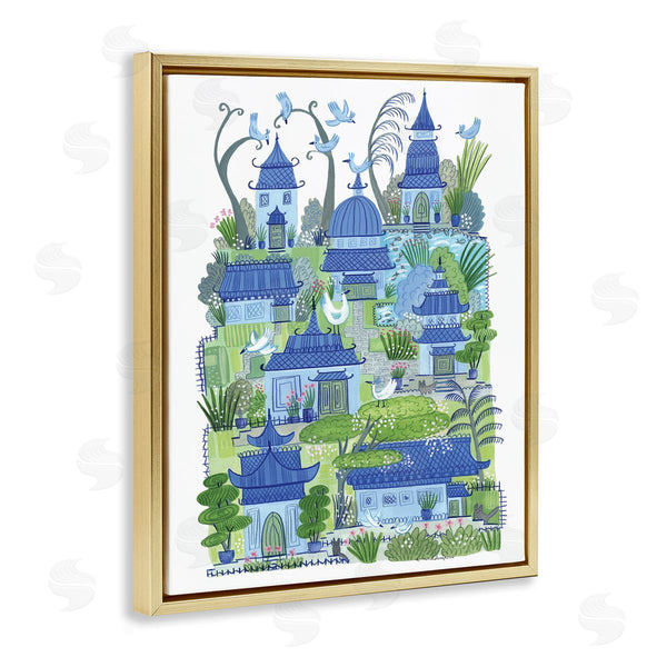 Stupell Industries Kay Widdowson | Charming Village Buildings