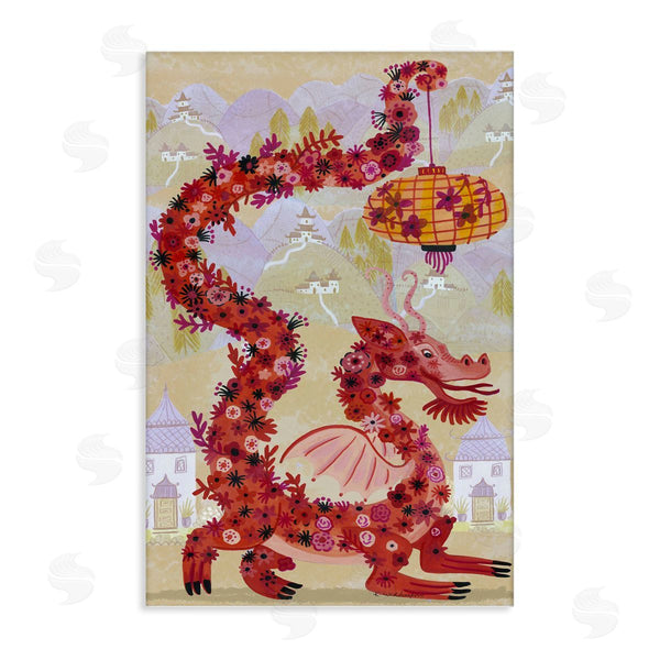stupell industries Kay Widdowson | Dragon & Lantern Mythology