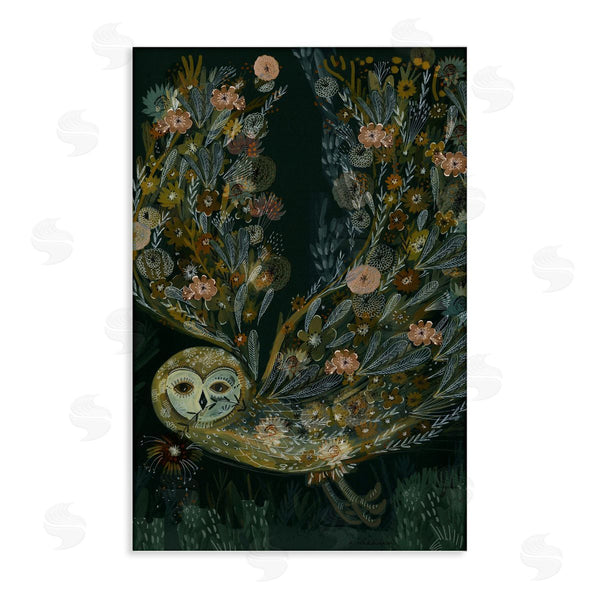 stupell industries Kay Widdowson | Floral Folk Barn Owl