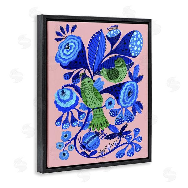 Stupell Industries Kay Widdowson | Folk Style Birds In Nature