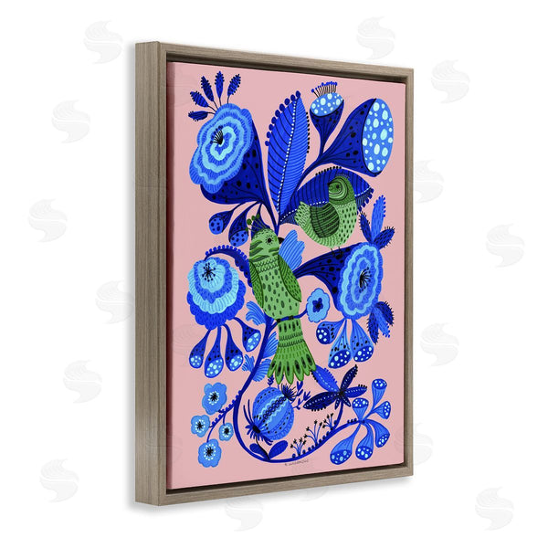 Stupell Industries Kay Widdowson | Folk Style Birds In Nature