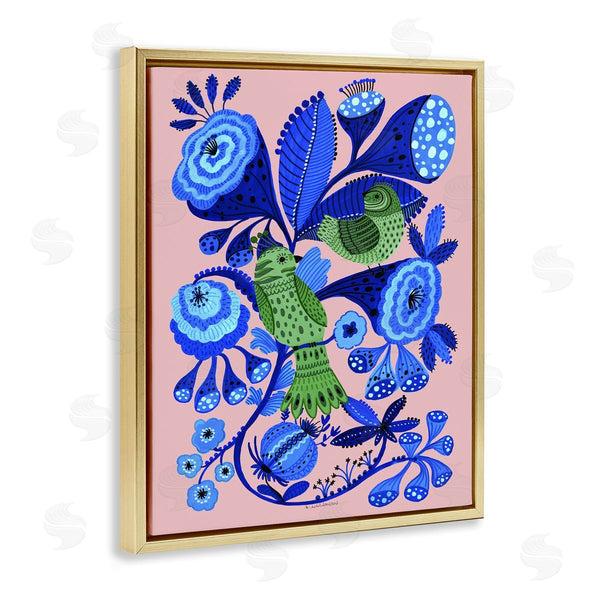 Stupell Industries Kay Widdowson | Folk Style Birds In Nature