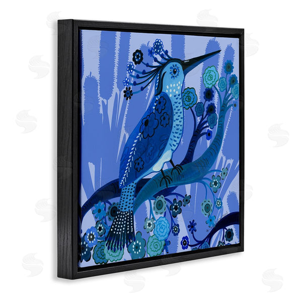 Stupell Industries Kay Widdowson | Folk Style Blue Bird