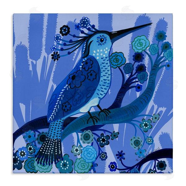 stupell industries Kay Widdowson | Folk Style Blue Bird