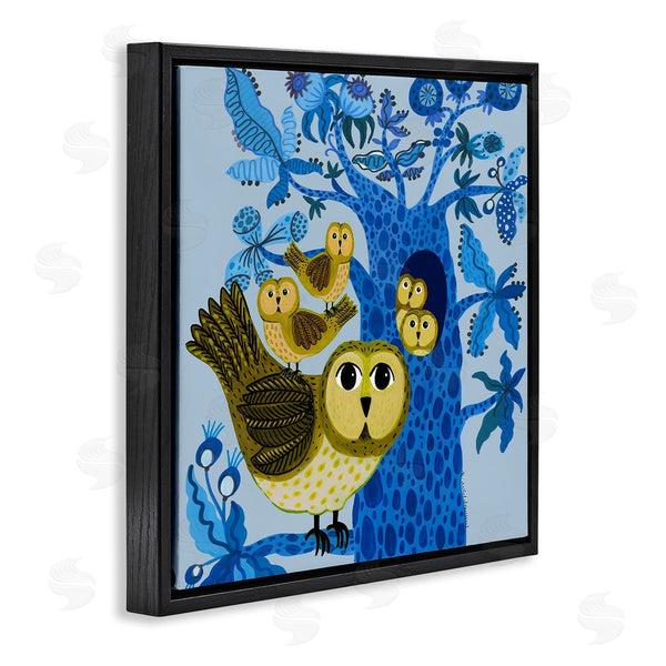 Stupell Industries Kay Widdowson | Playful Owls In Tree