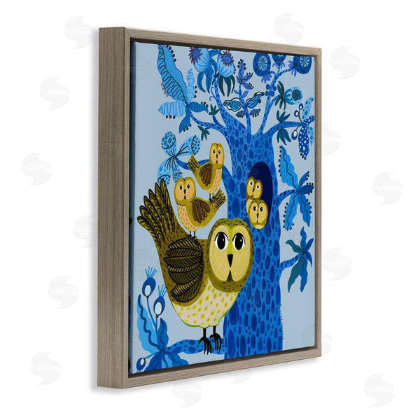 Stupell Industries Kay Widdowson | Playful Owls In Tree