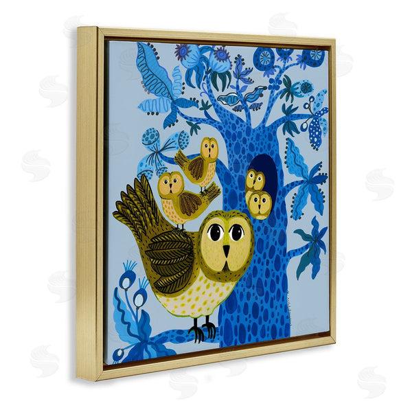 Stupell Industries Kay Widdowson | Playful Owls In Tree