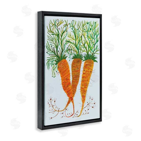 Stupell Industries Kay Widdowson | Whimsical Garden Carrots
