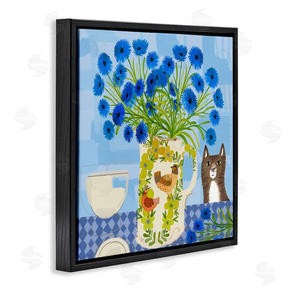 Stupell Industries Kay Widdowson | Whimsical Jug Of Cornflowers
