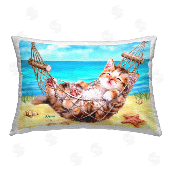 Stupell Industries Kayomi Harai | Kitten & Beach Hammock