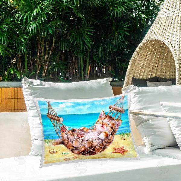 Stupell Industries Kayomi Harai | Kitten & Beach Hammock