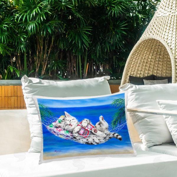 Stupell Industries Kayomi Harai | Kitten In Tropical Hammock