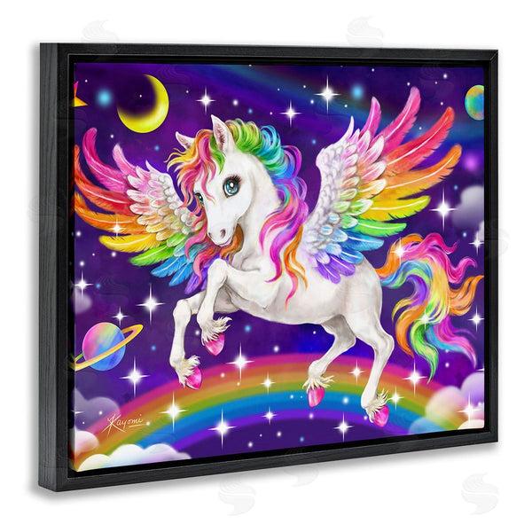 Stupell Industries Kayomi Harai | Outer Space Unicorn Wall Art