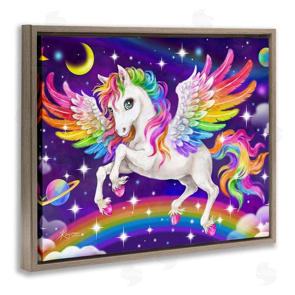 Stupell Industries Kayomi Harai | Outer Space Unicorn Wall Art
