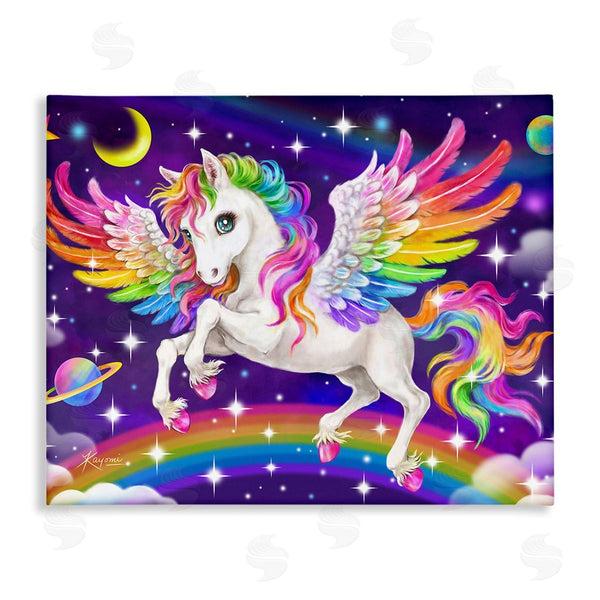 stupell industries Kayomi Harai | Outer Space Unicorn Wall Art