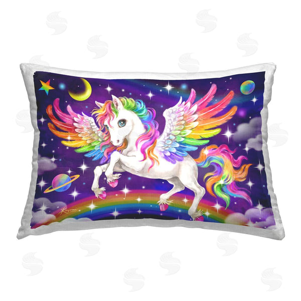 stupell industries Kayomi Harai | Rainbow Horse in Space