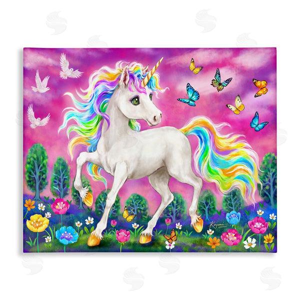 stupell industries Kayomi Harai | Unicorn in Meadow Wall Art