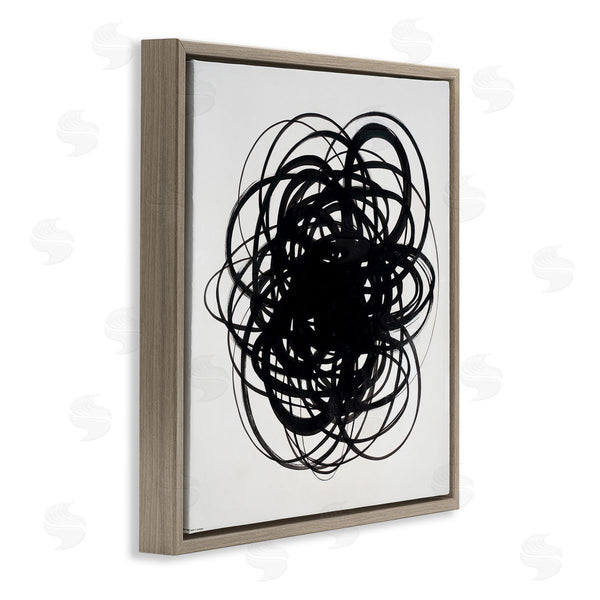 Stupell Industries KC Haxton | Black Chaotic Scribble