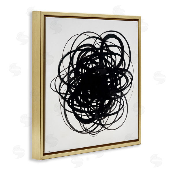 Stupell Industries KC Haxton | Black Chaotic Scribble