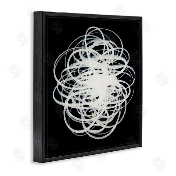 Stupell Industries KC Haxton | Chaotic Scribble On Black