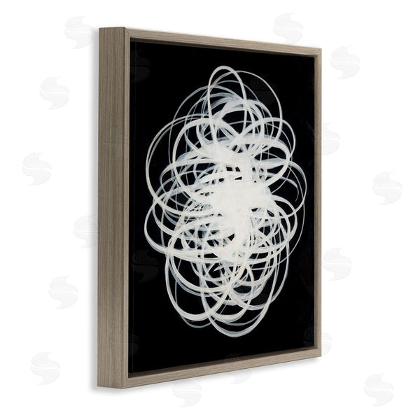 Stupell Industries KC Haxton | Chaotic Scribble On Black