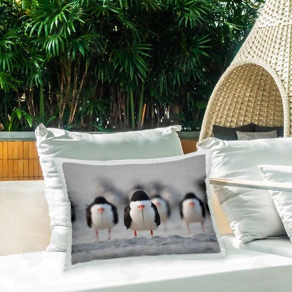 Stupell Industries Ke Qiang Ruan | Funny Birds Lined Up