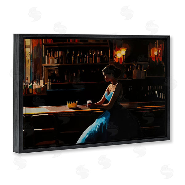 Stupell Industries Keith Thomson | Crown Royal Female At Bar Wall Art