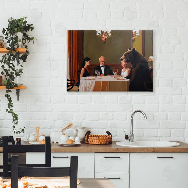 Stupell Industries Keith Thomson | Dinner Guests & Steve Wall Art