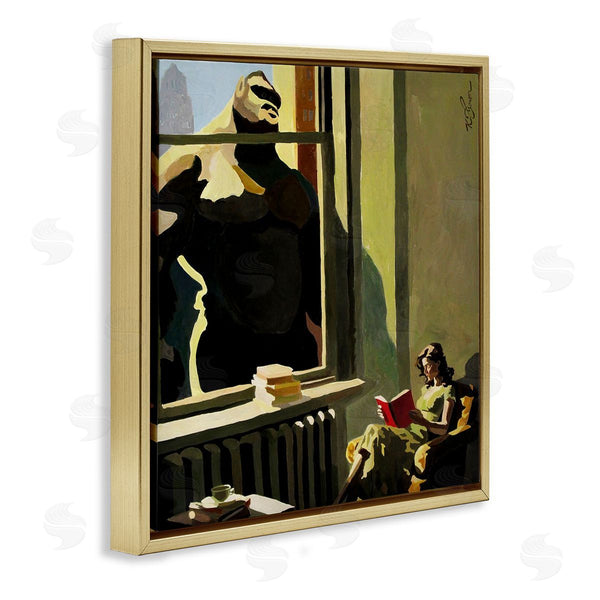 Stupell Industries Keith Thomson | Gorilla In Window Scene