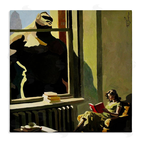 stupell industries Keith Thomson | Gorilla in Window Scene
