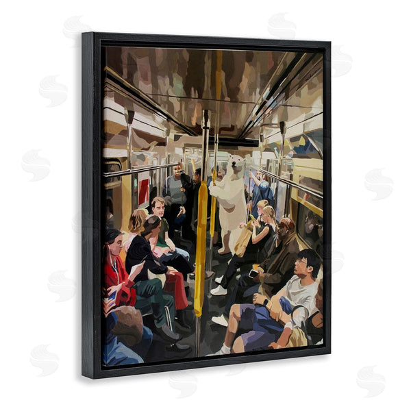 Stupell Industries Keith Thomson | Polar Bear On Subway