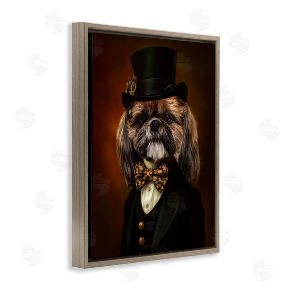 Stupell Industries Kelley Parker | Aristocratic Pup Portrait