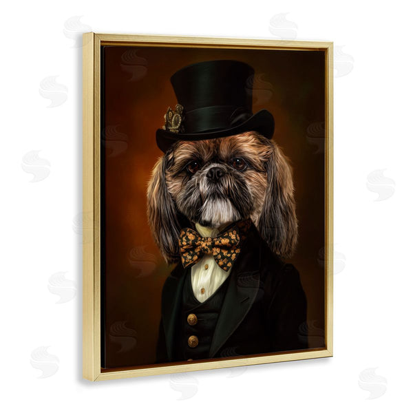 Stupell Industries Kelley Parker | Aristocratic Pup Portrait